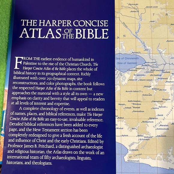 The Harper Concise Atlas Of The Bible HC/DJ Book EXC - Picture 3 of 16
